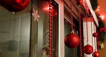 3 ideas bonitas y económicas para decorar las ventanas de tu casa en Navidad