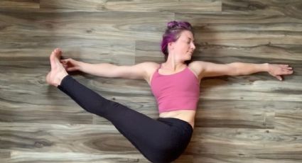 Jivamukti yoga, el ejercicio en la pared que sí te ayuda a bajar de peso rápido