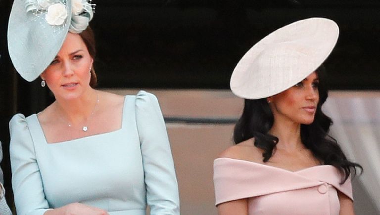 Kate Middleton con la duquesa de Sussex 