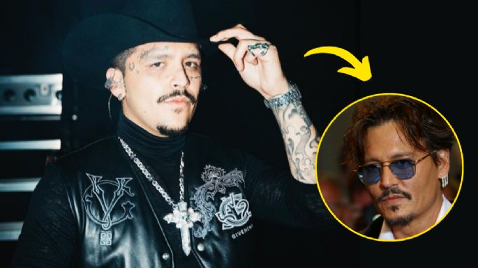 Christian Nodal revela su nuevo look SIN TATUAJES y lo comparan con Johnny Depp: FOTOS