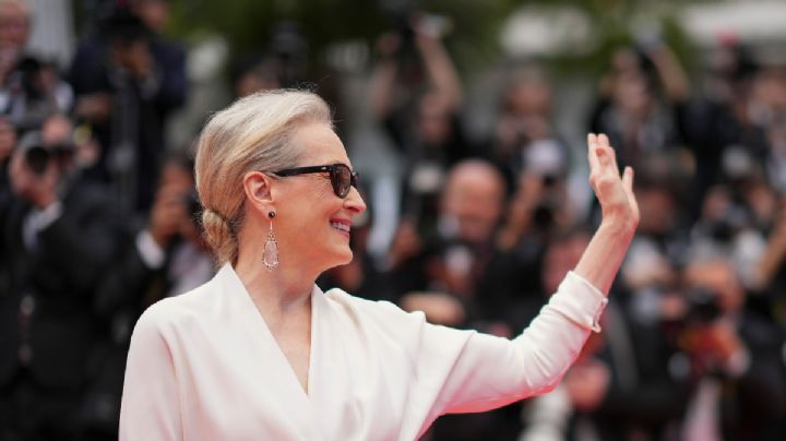 Meryl Streep luce elegante vestido blanco que regala cintura de avispa a los 70