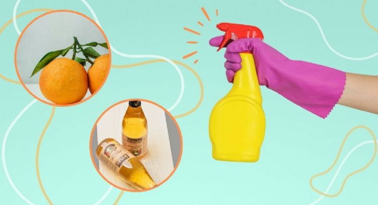 ¿Cómo hacer desinfectante casero con vinagre y naranja para limpiar la casa?
